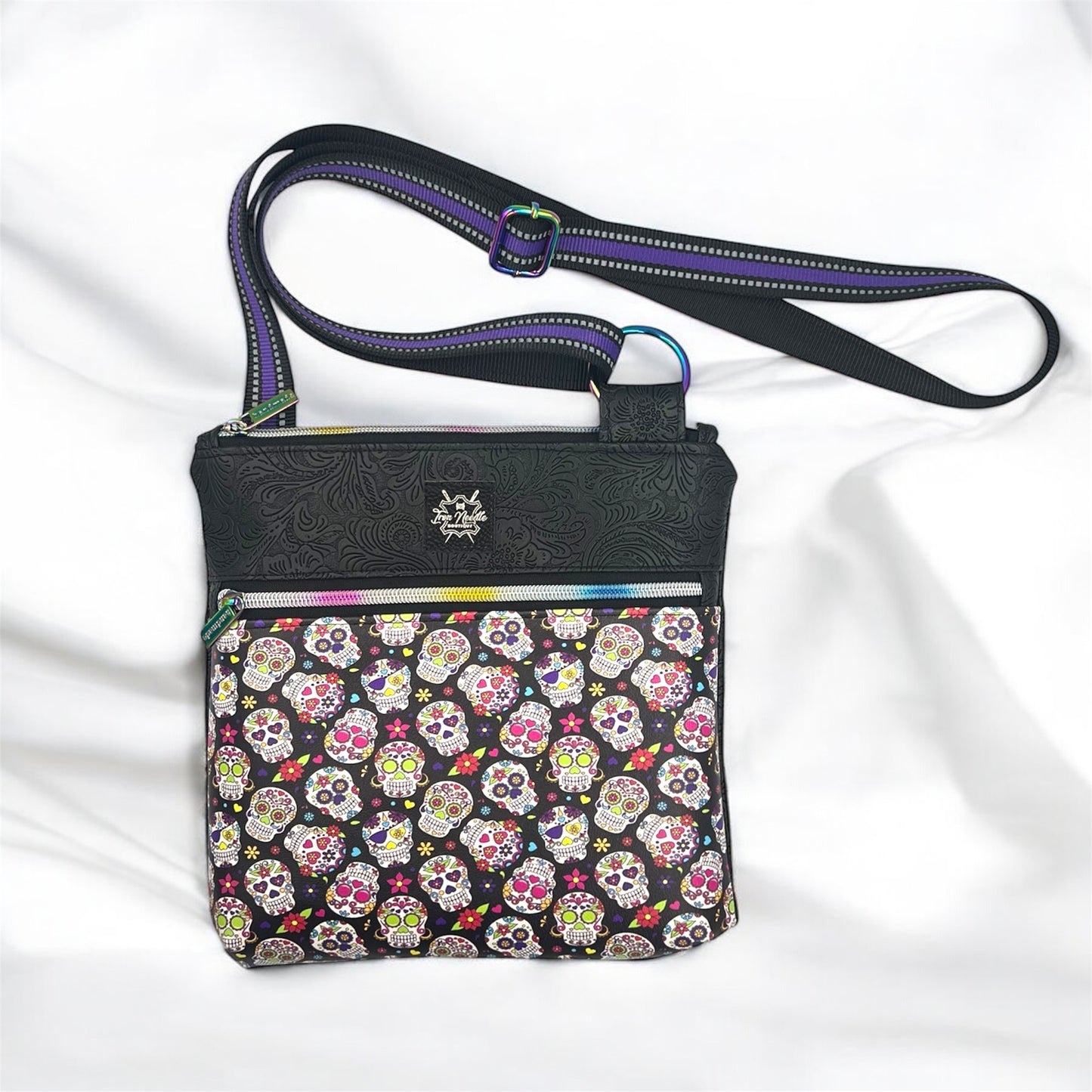 Sugar skull crossbody