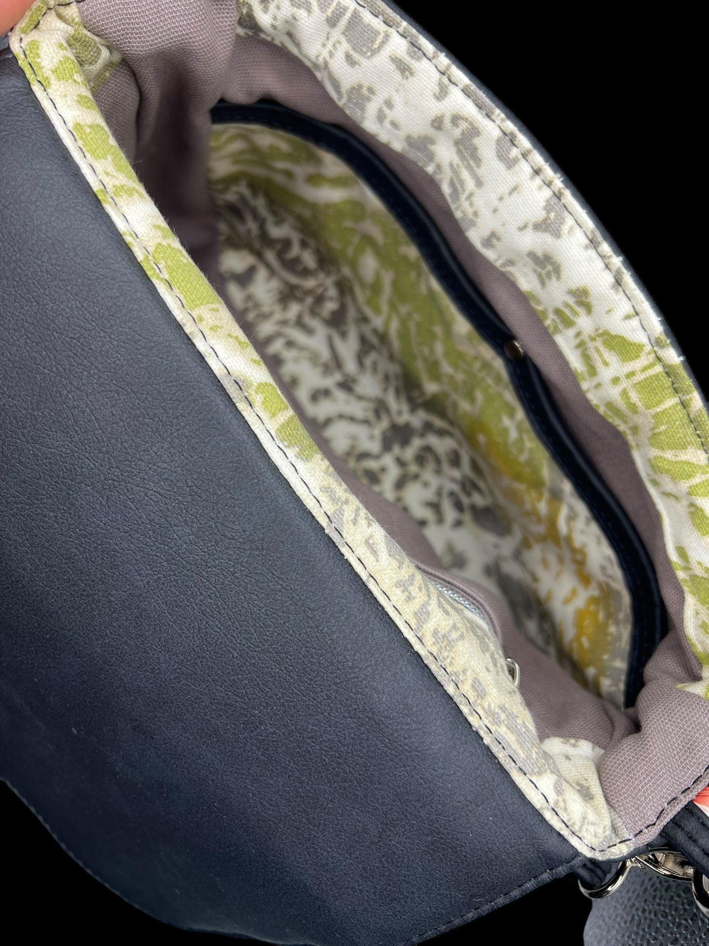 Black/sage Primula Satchel