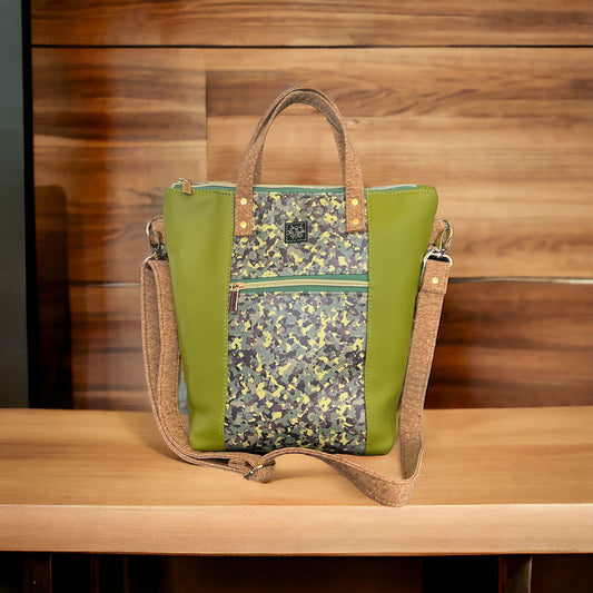 Green camo redwood tote
