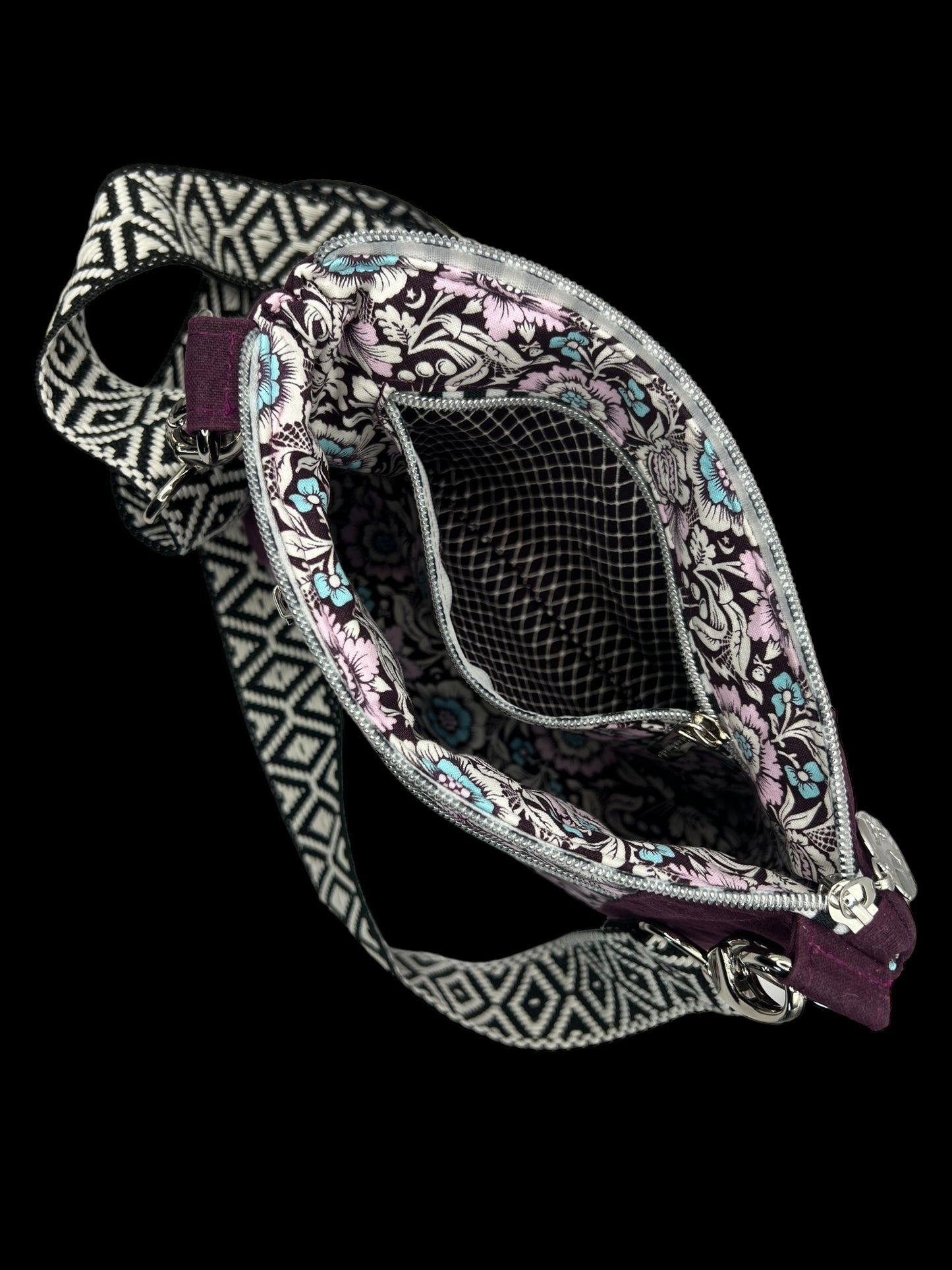 Waxed canvas with Tula pink