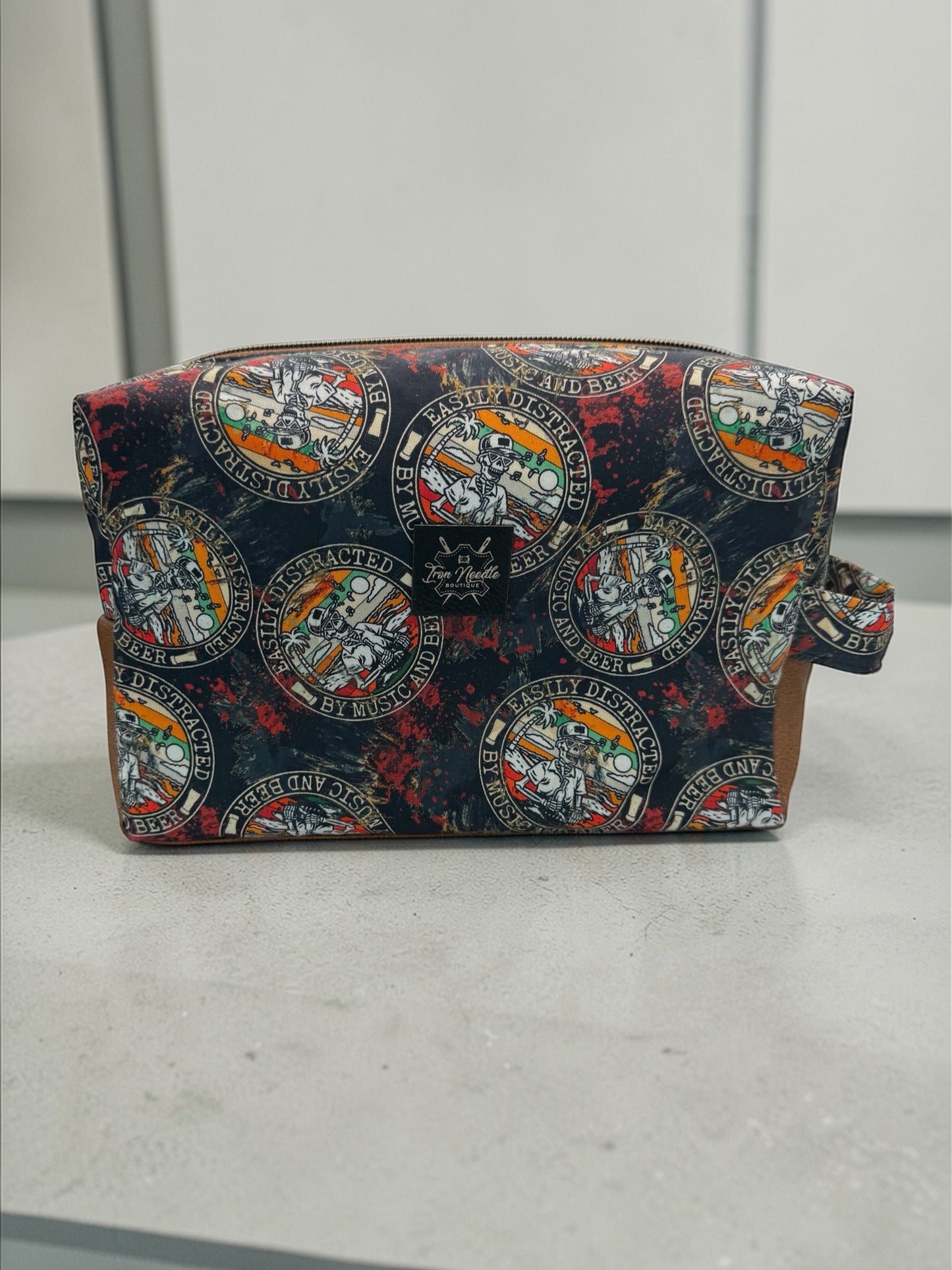 Beer and sunshine toiletry bag