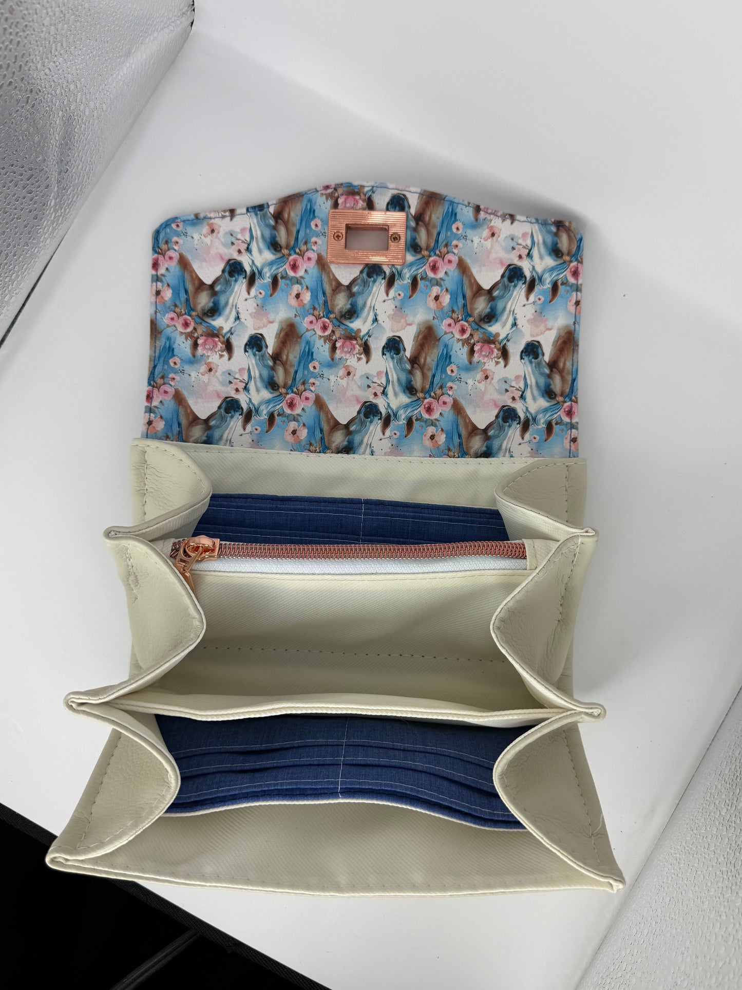 Horse lover clutch wallet