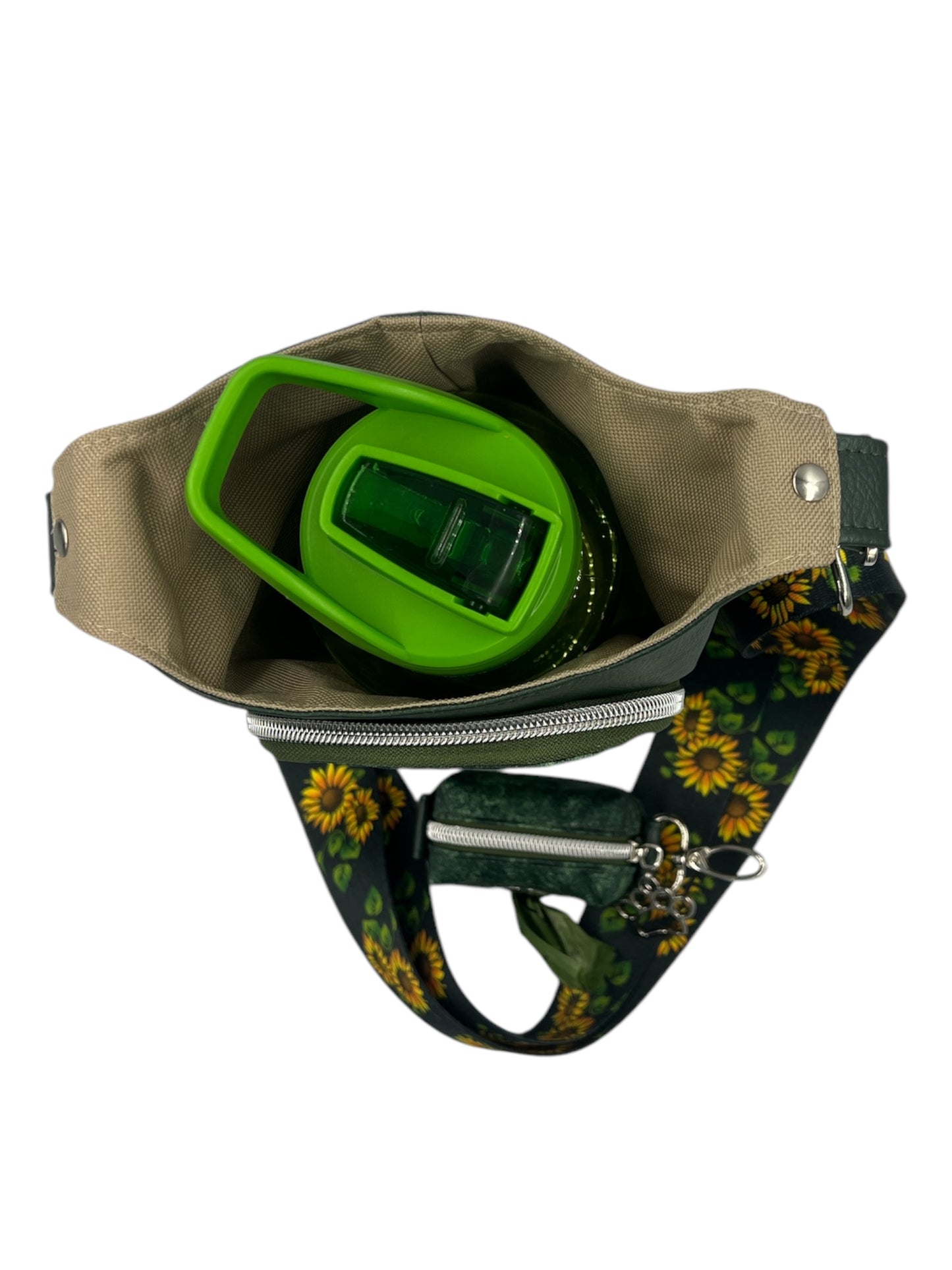 Custom water bottle sling/dog bag