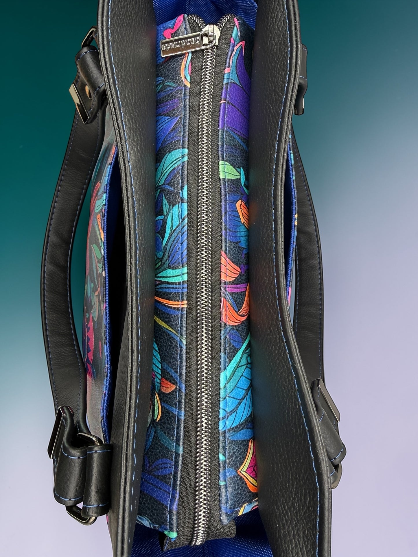 Black/black lit floral hiraeth