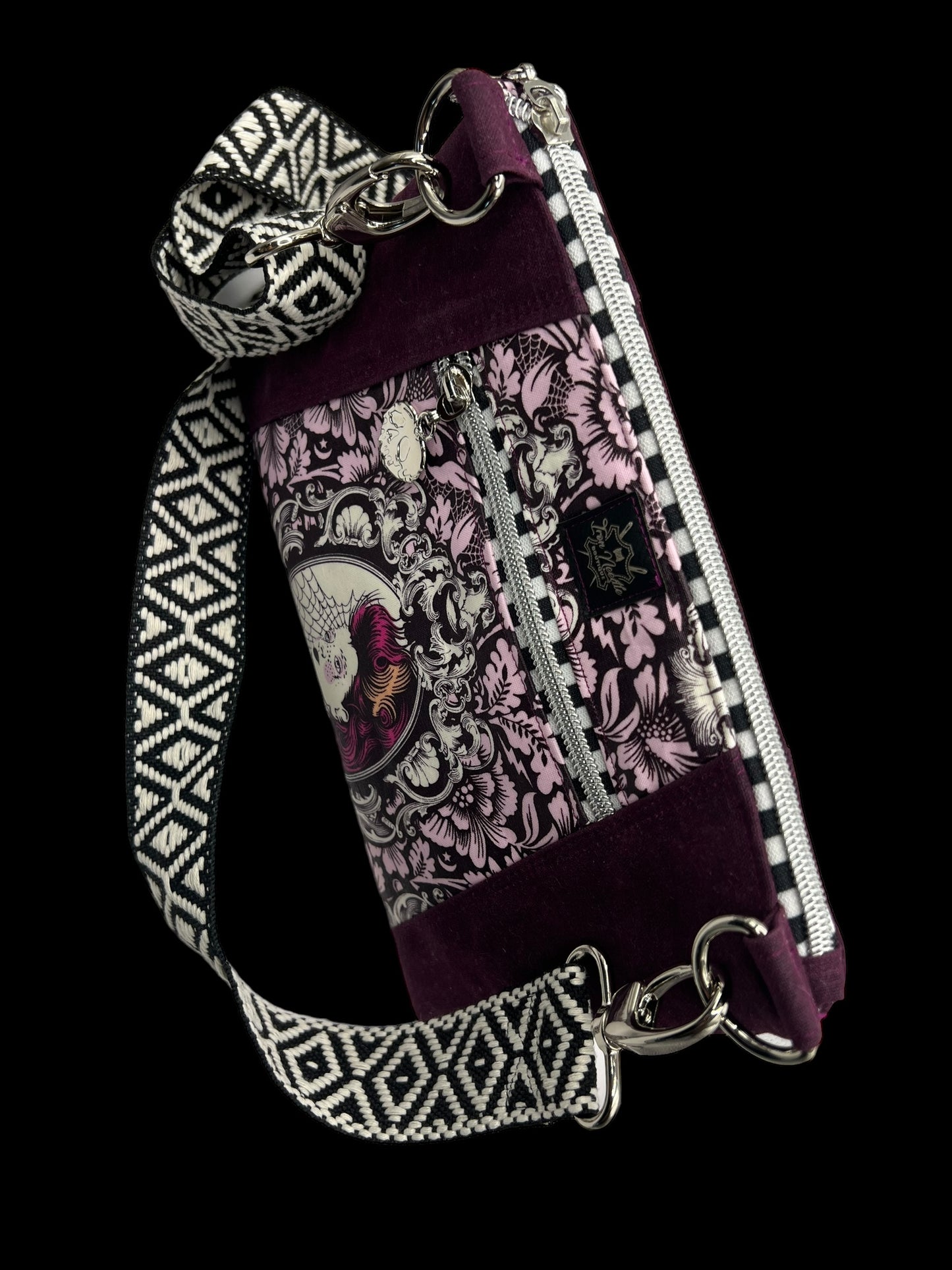 Waxed canvas with Tula pink