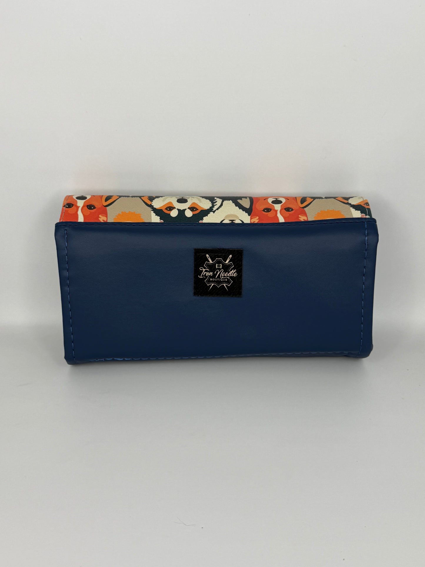 Husky lover clutch wallet