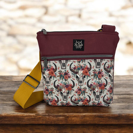Cow skulls crossbody