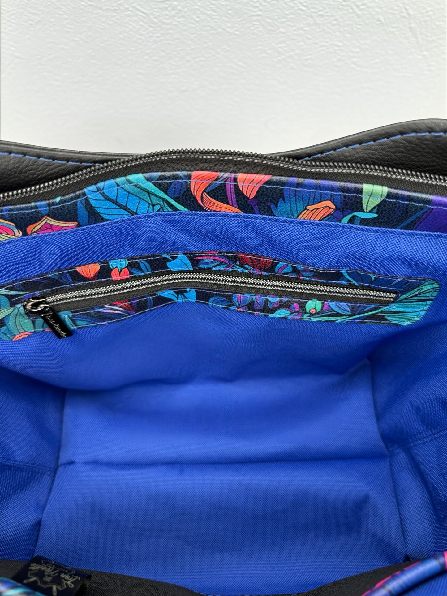 Black/black lit floral hiraeth