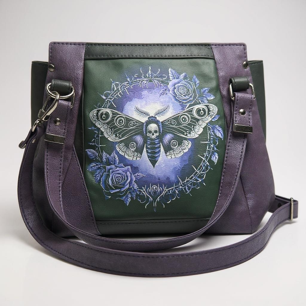 Dead moth shoulder bag