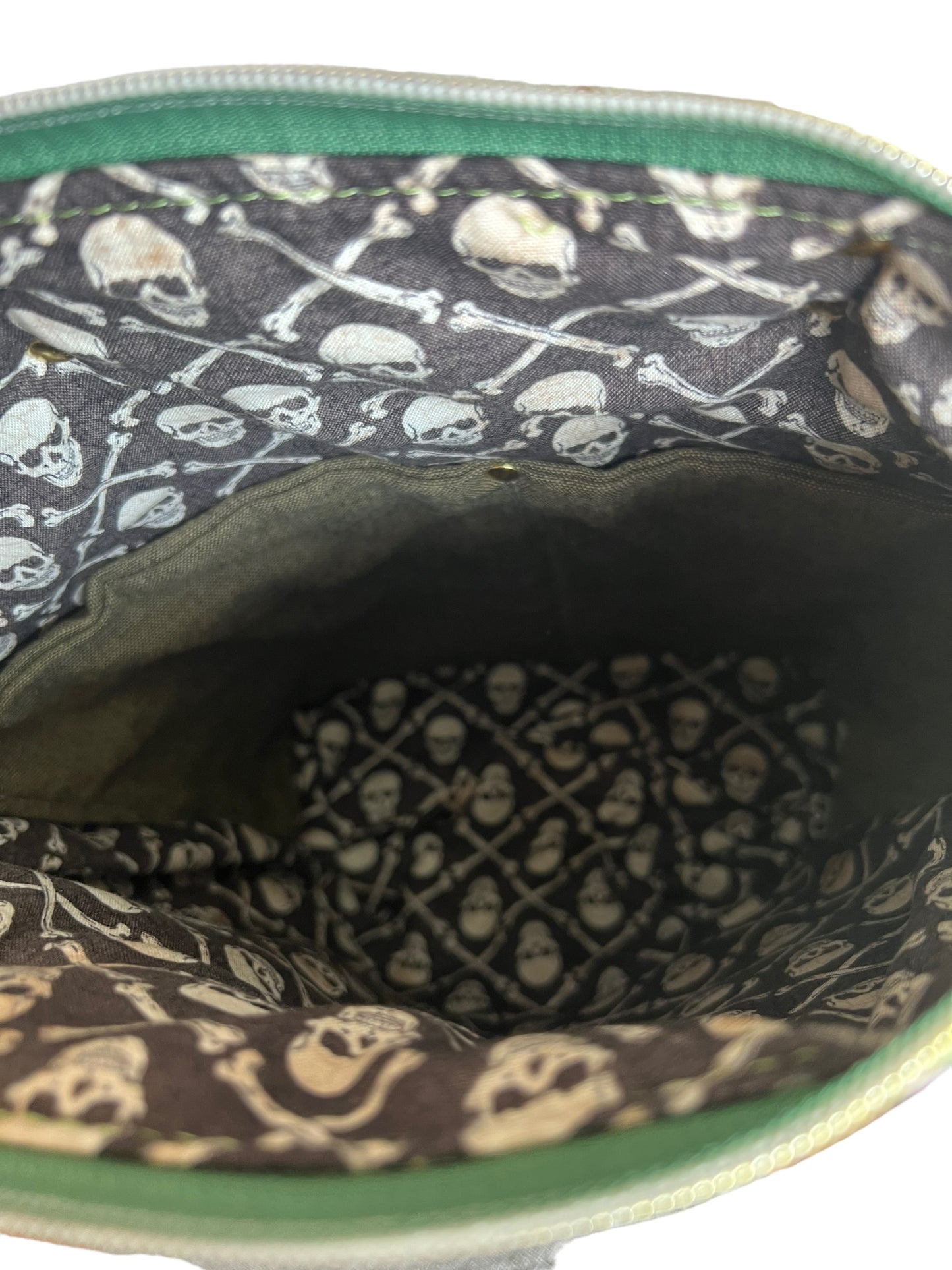 Green camo redwood tote