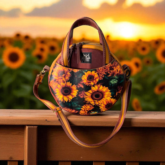 Sunflower circle bag