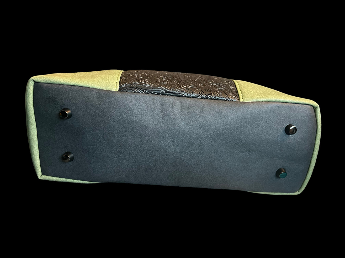 Olive green and black embossedJulie bag