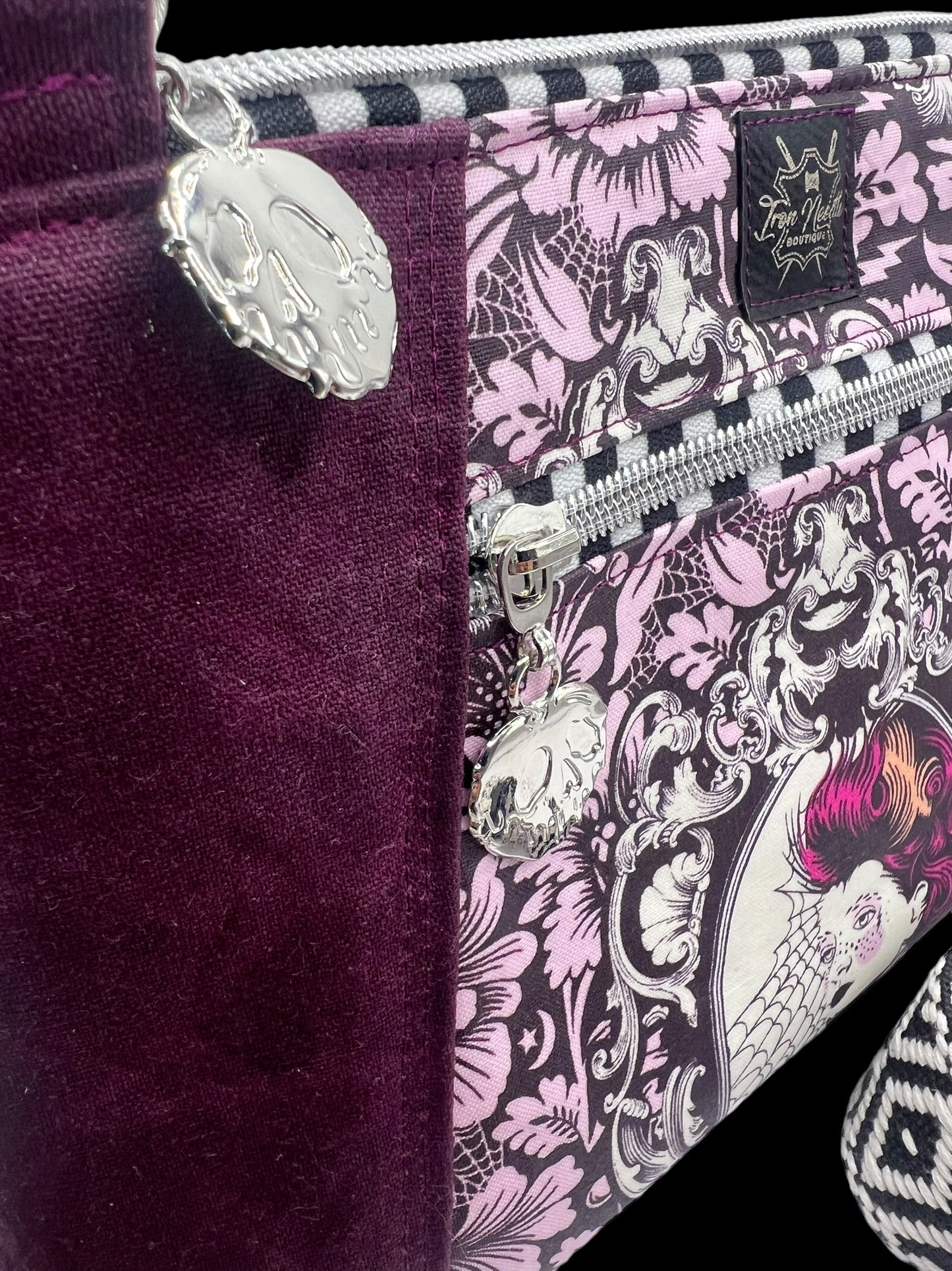 Waxed canvas with Tula pink