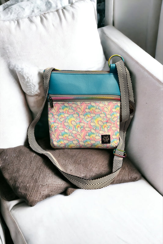 Flip the Bird Crossbody Bag