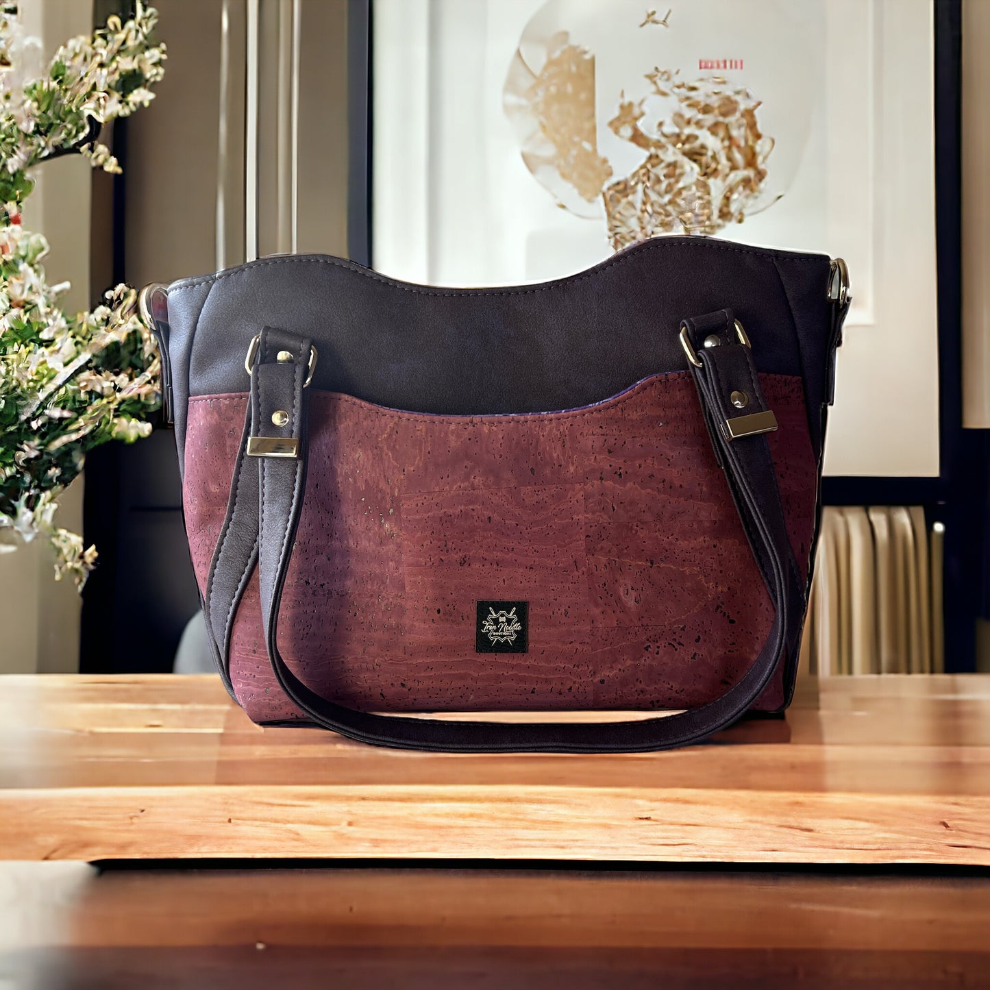 Purple cork Hiraeth Handbag