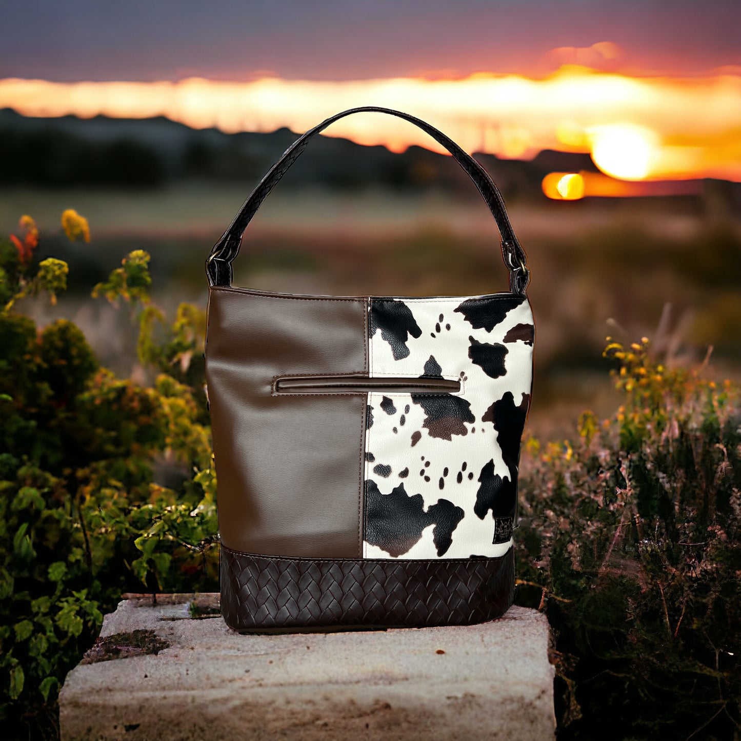 Cowhide Bucket Bag