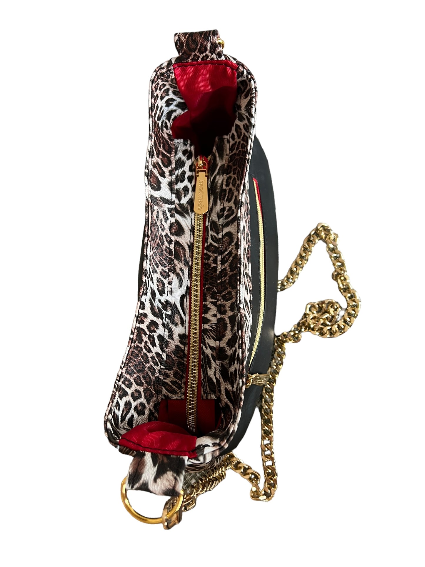 Leopard and Gold Raelyn Bag