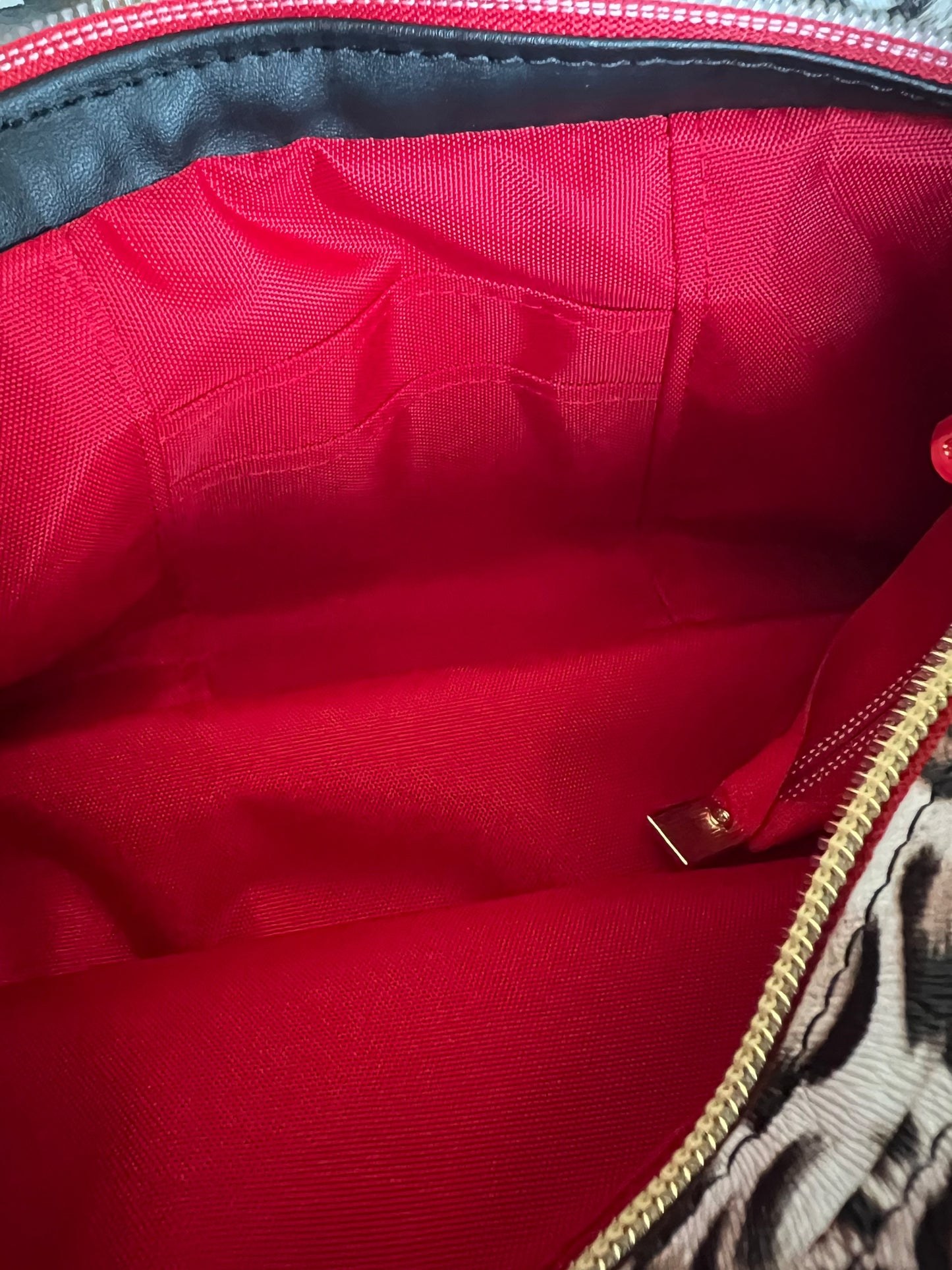 Leopard and Gold Raelyn Bag