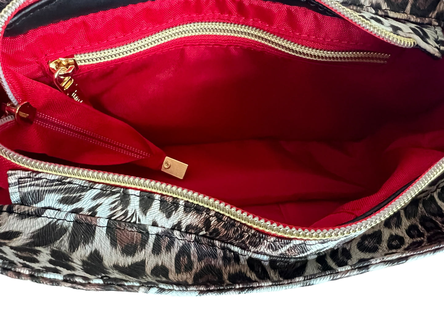 Leopard and Gold Raelyn Bag