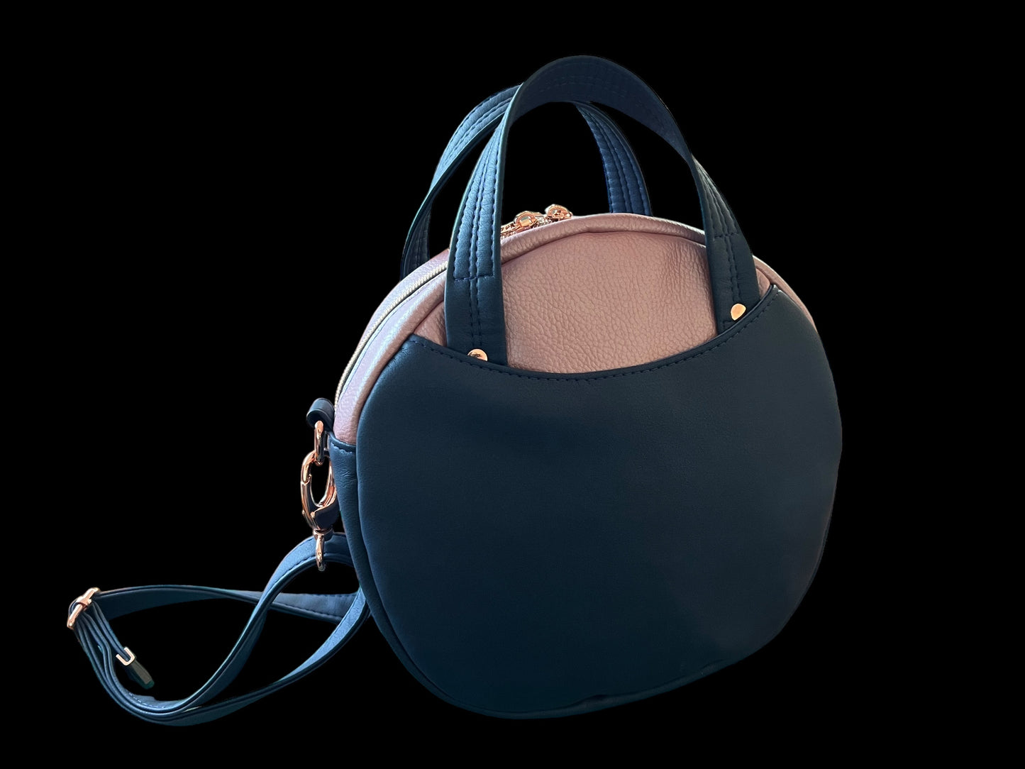 Rose Gold and Owl Magdalena Bag