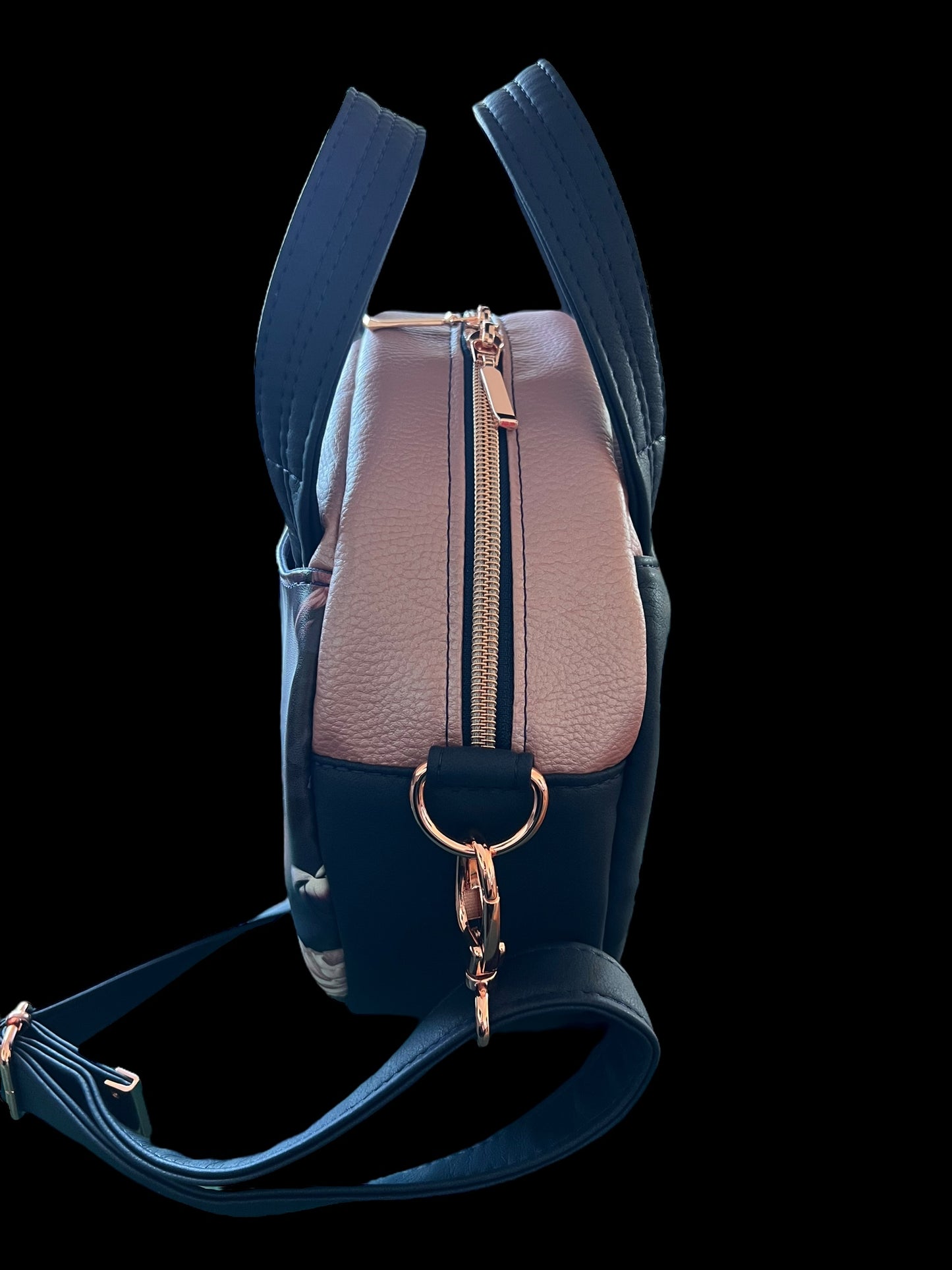 Rose Gold and Owl Magdalena Bag