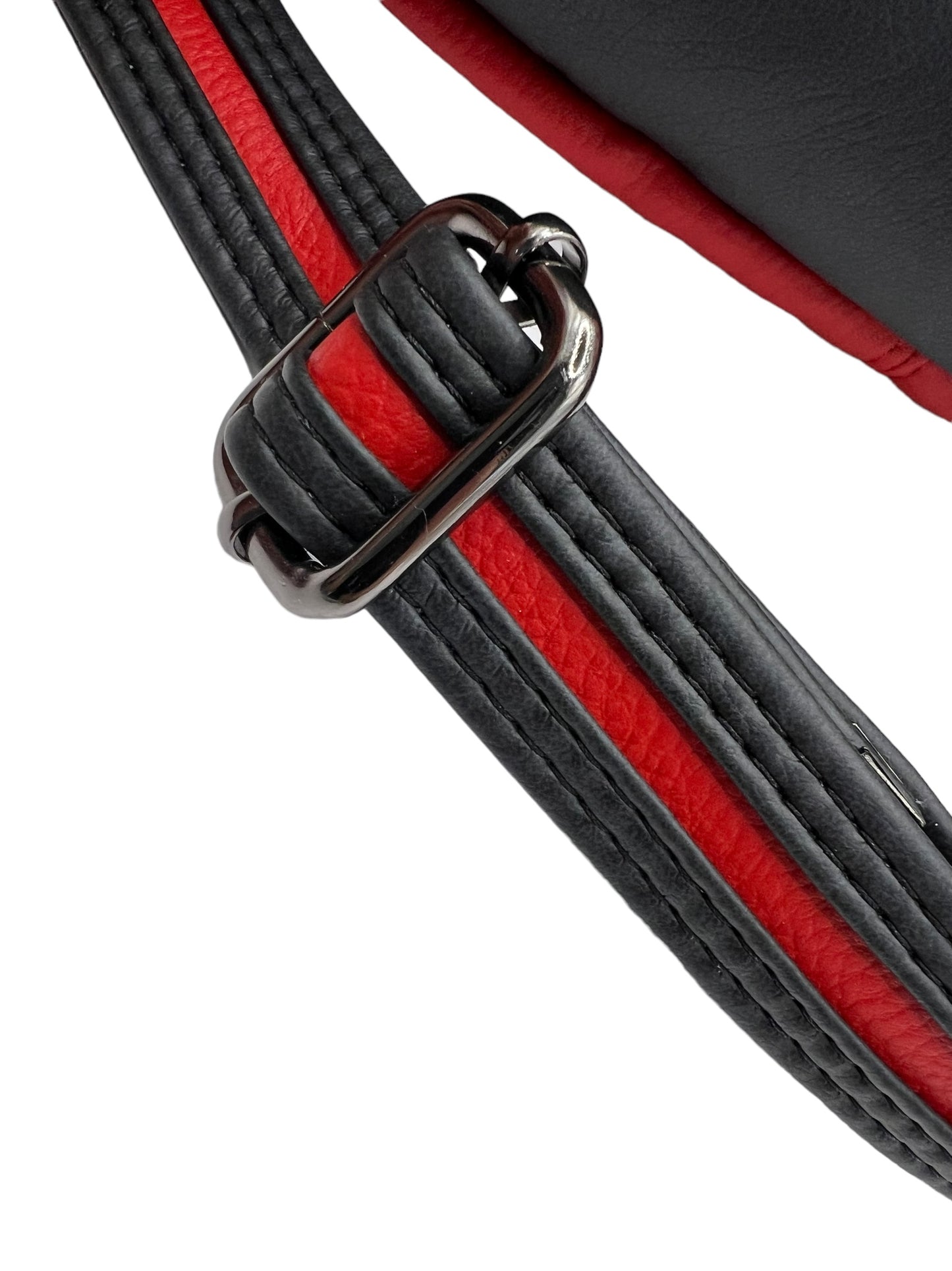 Red/black with white lilies Primula Satchel