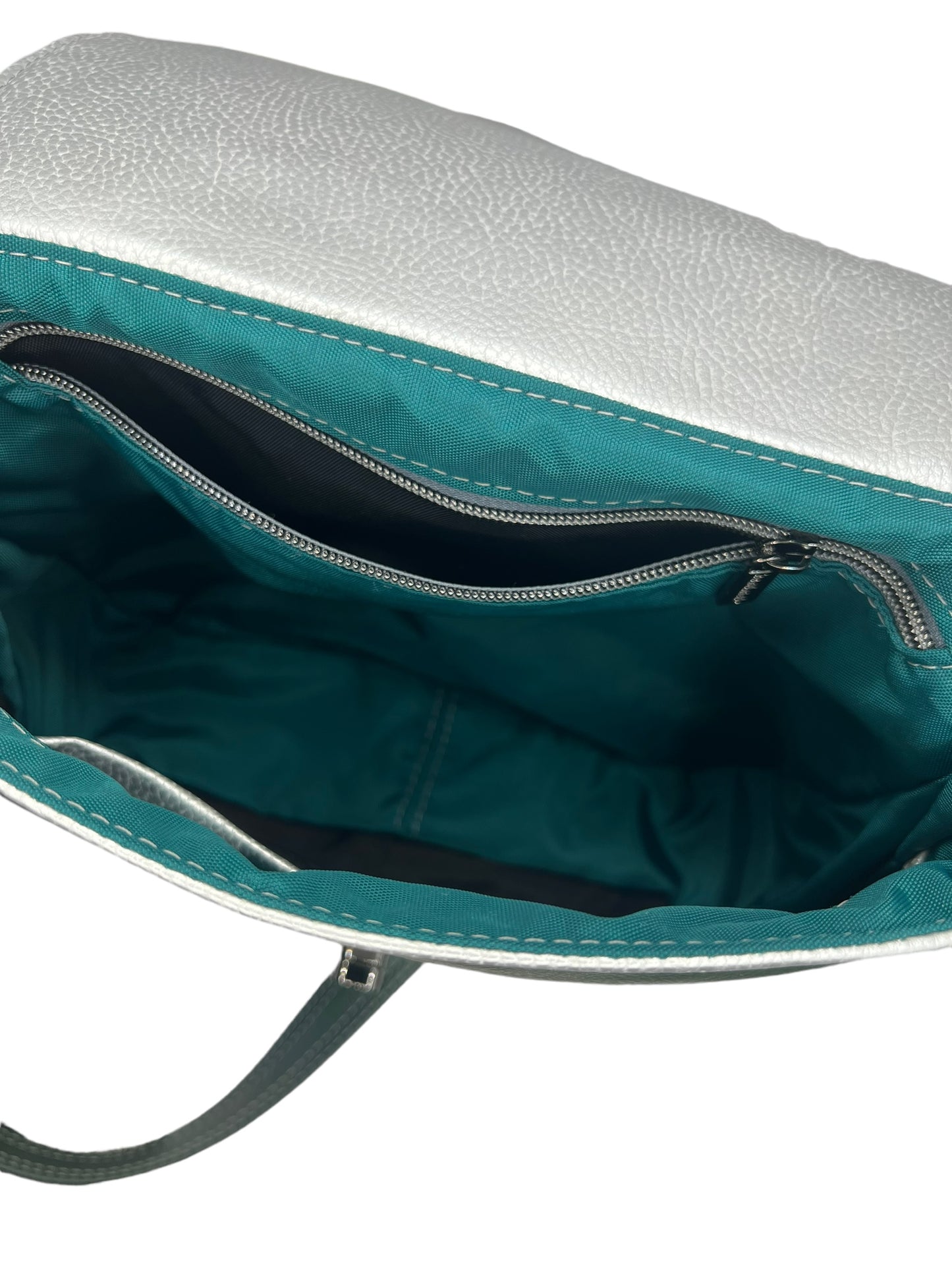 Green/Silver Primula Satchel