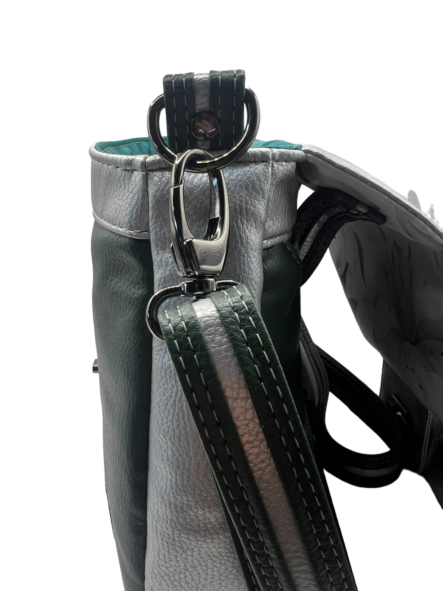 Green/Silver Primula Satchel