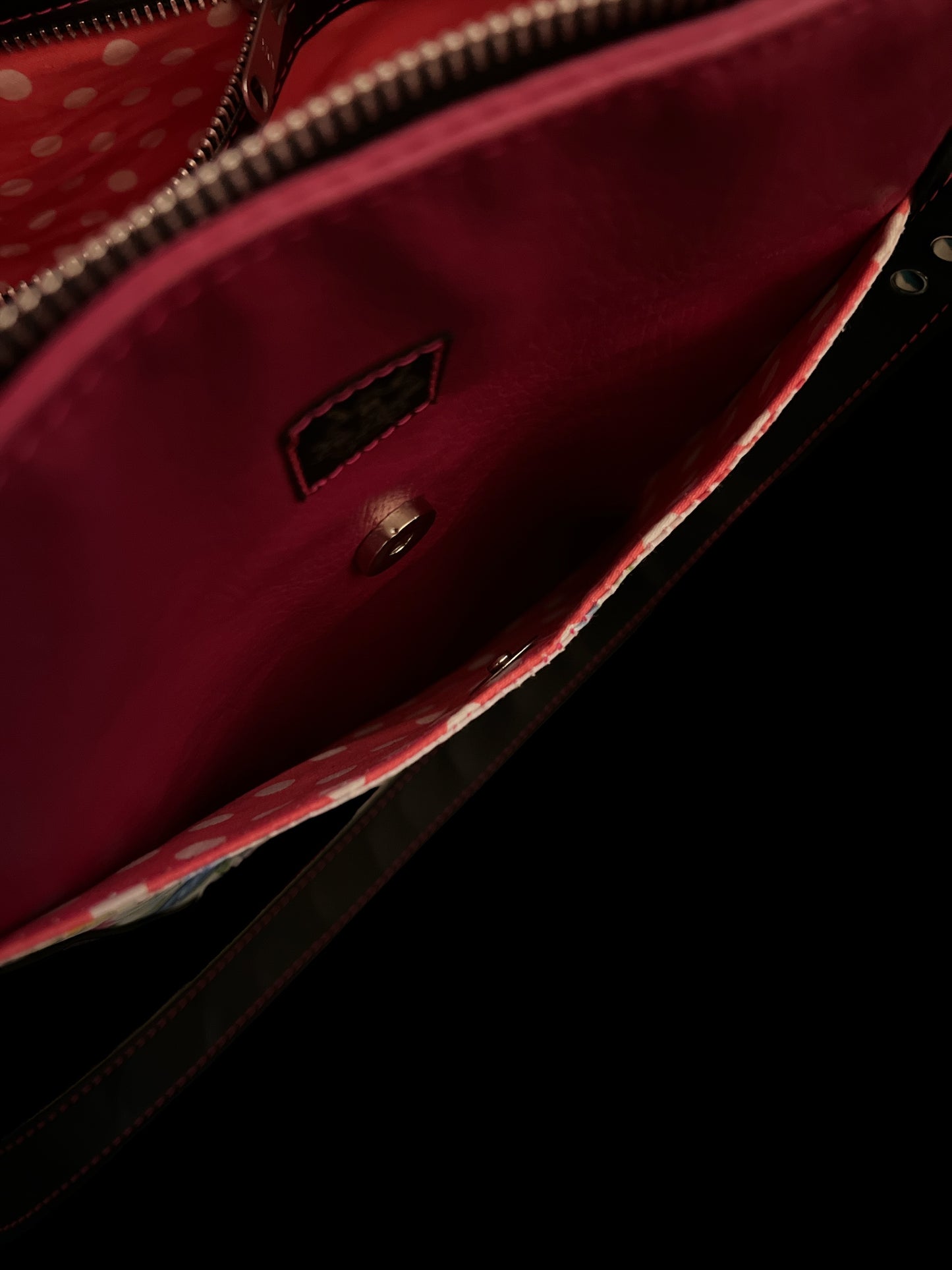 Floral skull convertible backpack