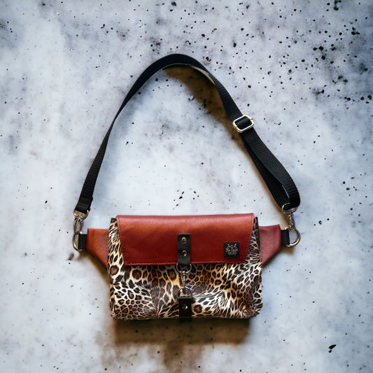 Leopard Haralson Belt Bag