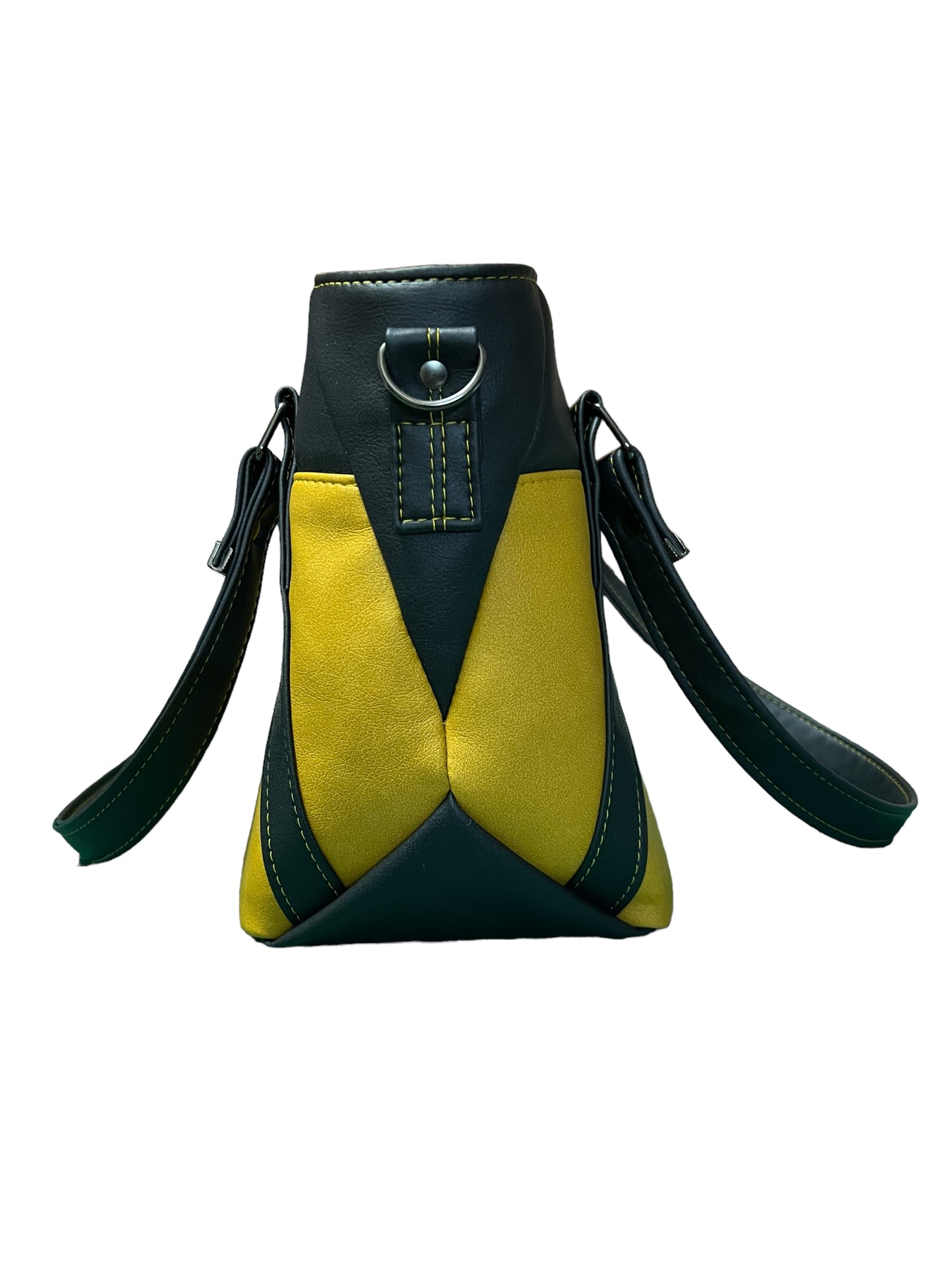 Mustard and charcoal Hiraeth handbag