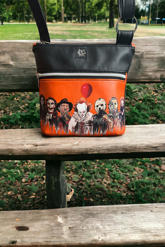 Halloween friends crossbody bag