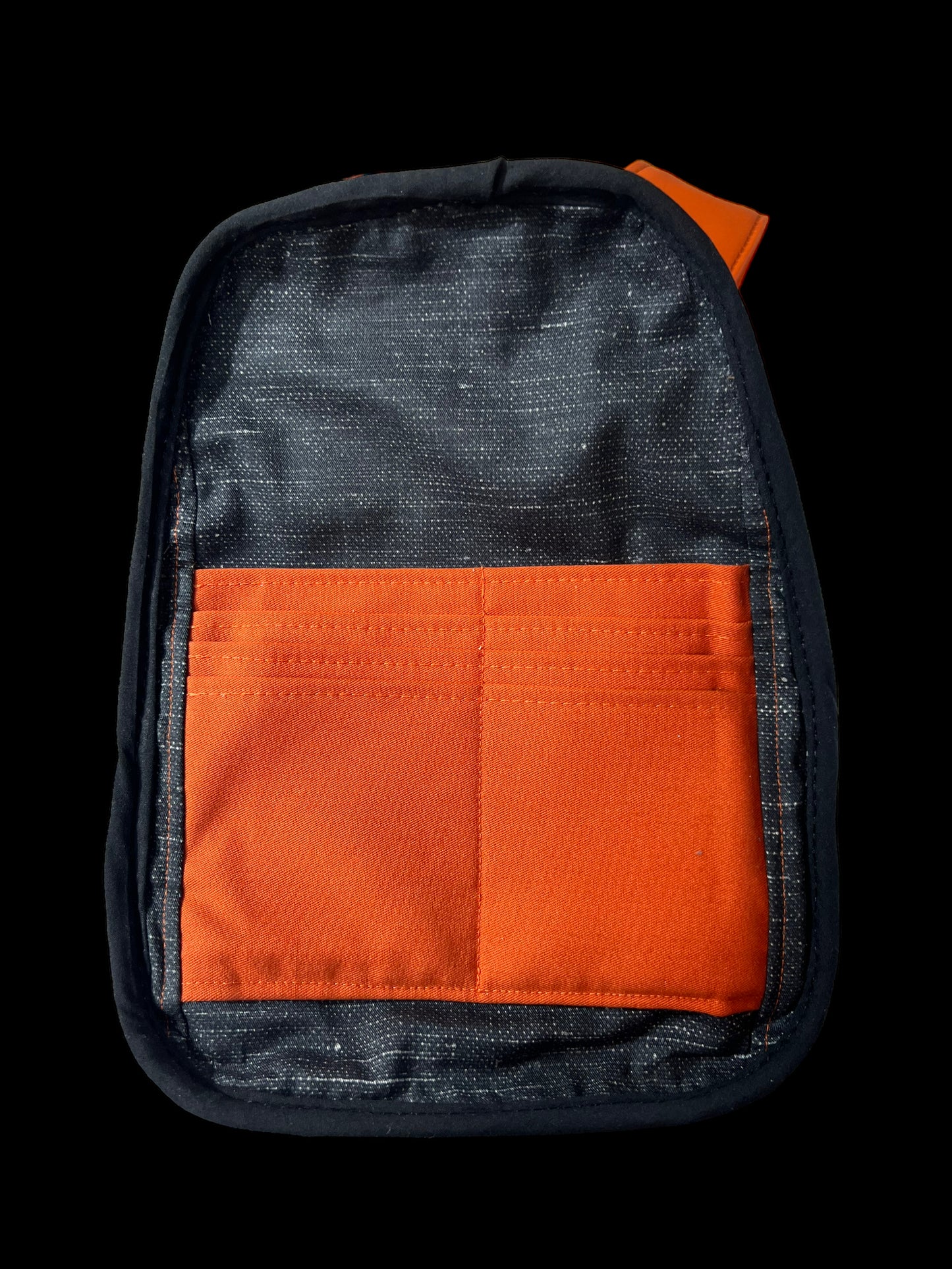 Orange Leopard Sling Bag