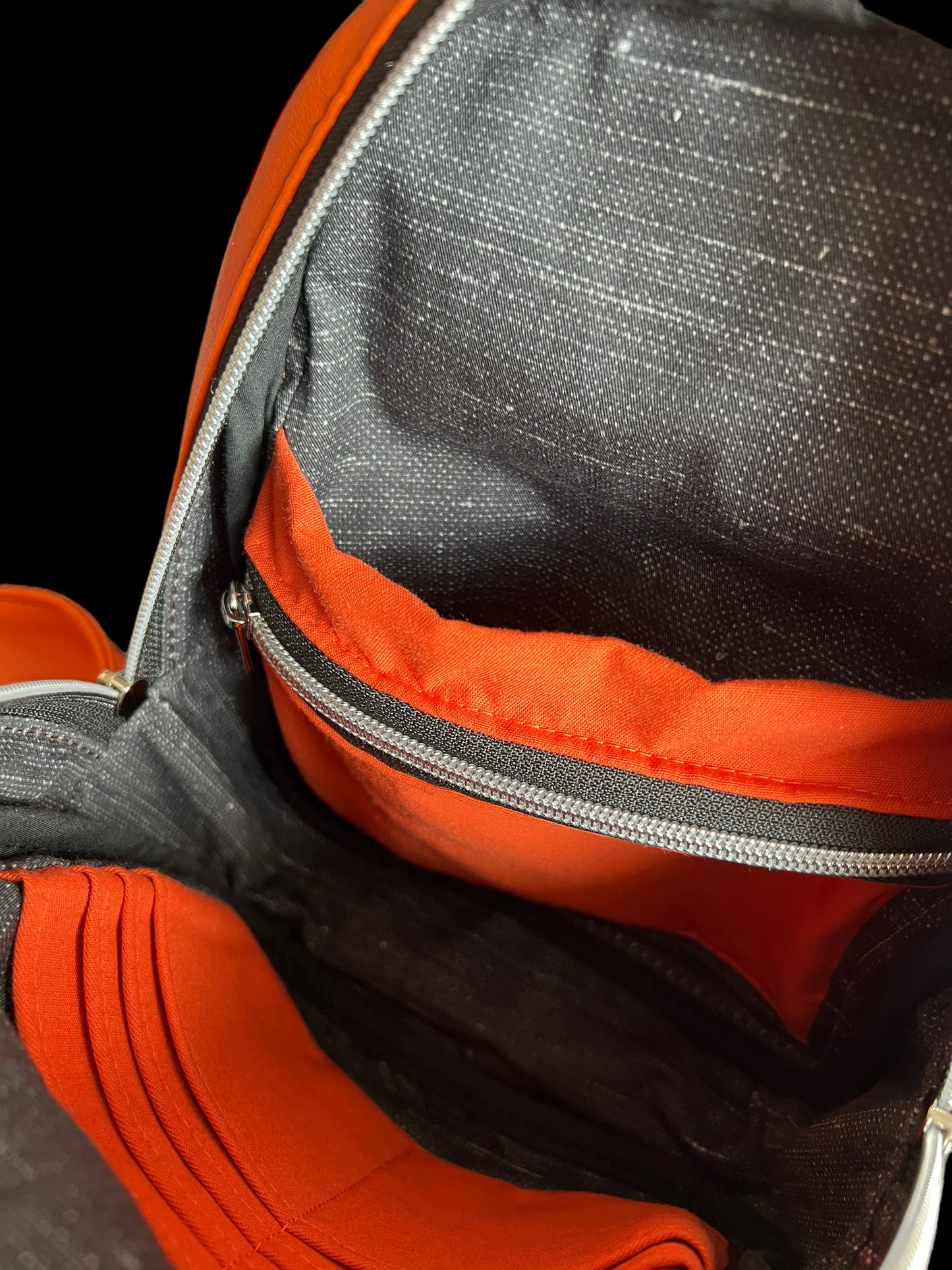 Orange Leopard Sling Bag